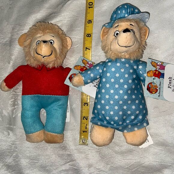 New 2024 The Berenstain Bears Mama & Brother Small Plush Teddy Bear PBS - Picture 7 of 9